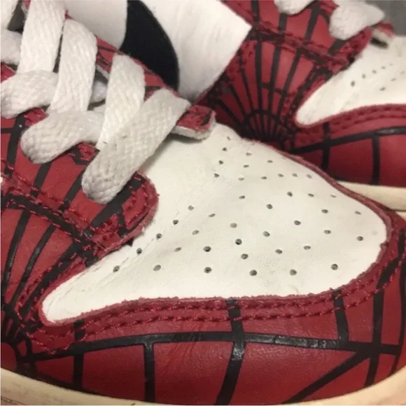 Nike Dunk Low GS Spiderman Vintage 2004 Rare - Picture 10 of 15